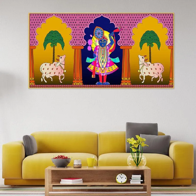 Govinda Natan Wall Painting With Frame media 3