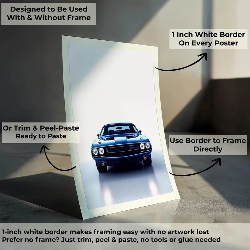 Blue Muscle Wall Poster media 9
