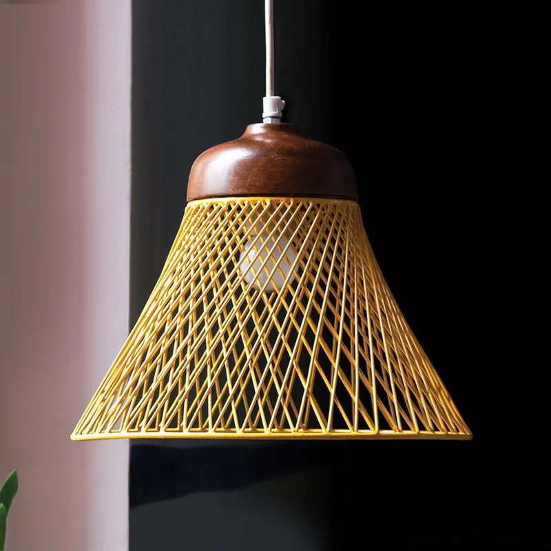 Orange Tree Netta Mango Wood Ceiling Lamp media 2
