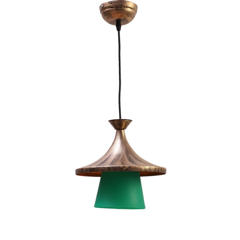 Emerald Glow PVC Ceiling Lamp media 3