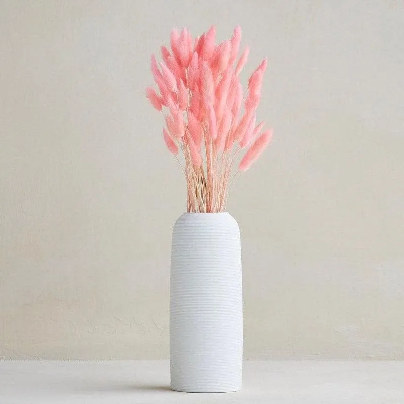 Naturally Dried Bunny Tail Stems (Pink) - Set of Thirty media 4