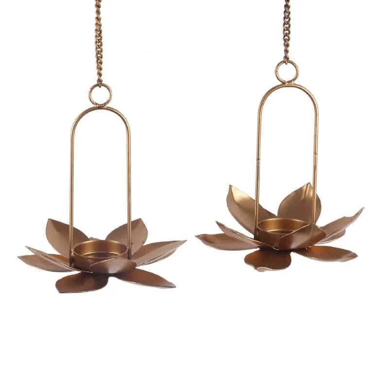 Push Vrishti Tealight Holder - Set Of Two media 3