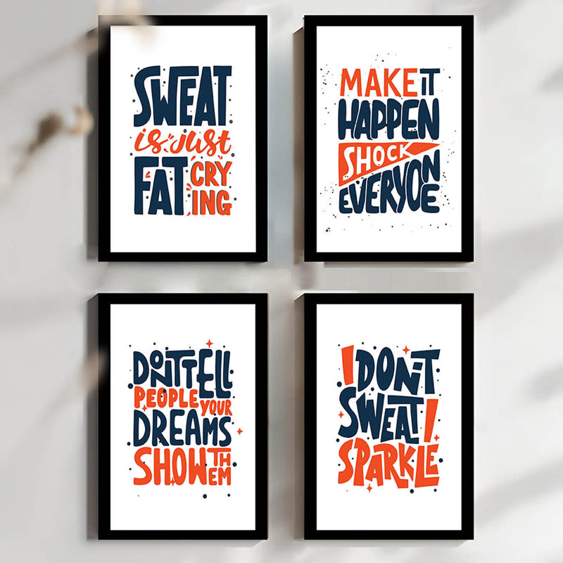 Make It Happen Wall Art - Set Of Six media 3