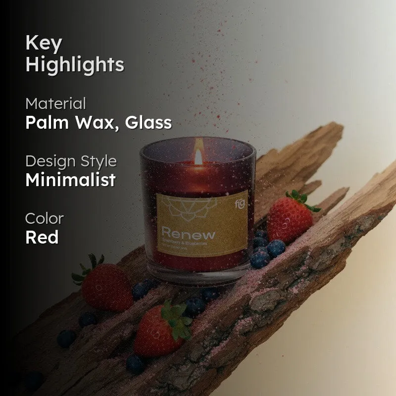 Fig Living Renew Berries Palm Wax Scented Candle media 2