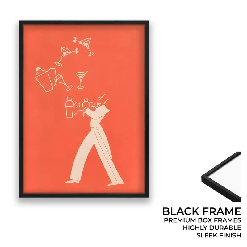 Tonic Juggler Archival Canvas Wall Art - Black media 8