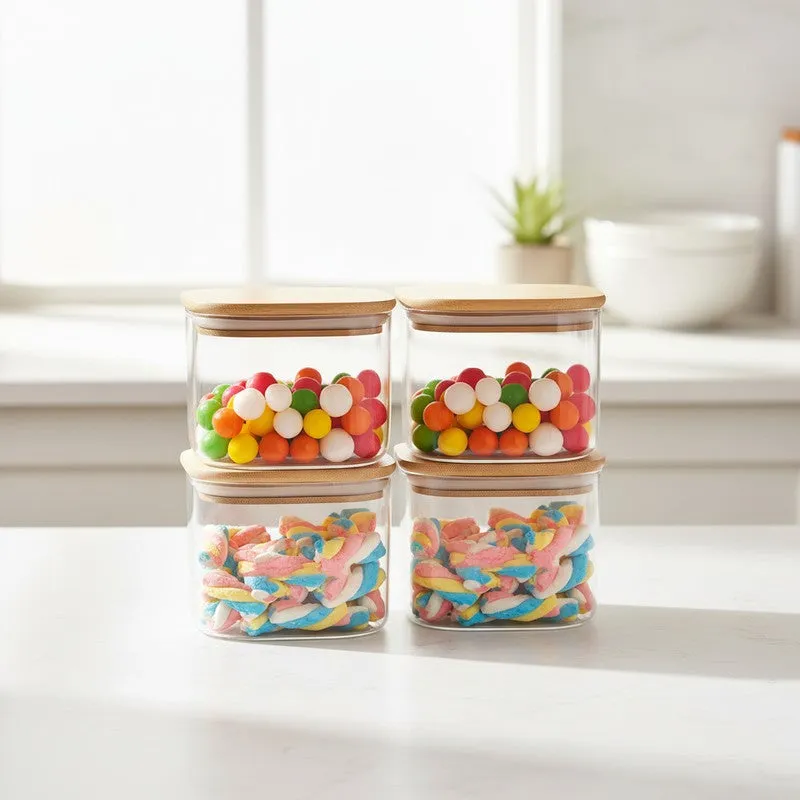 Holdr Glass Jar (300 mL Each) - Set Of Four - 3