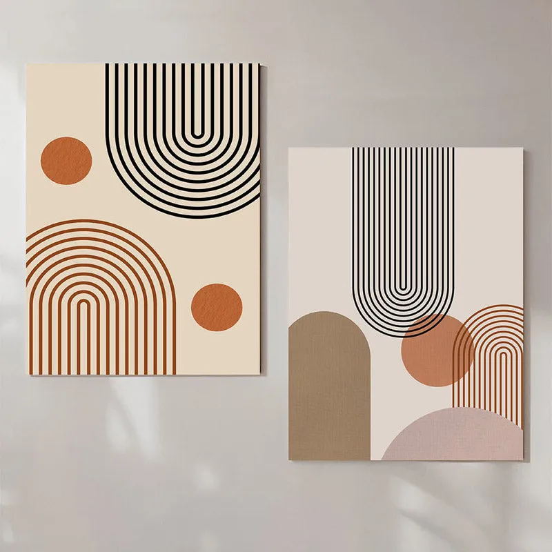 Eleanor Abstract Wall Art - Set of Two media 1