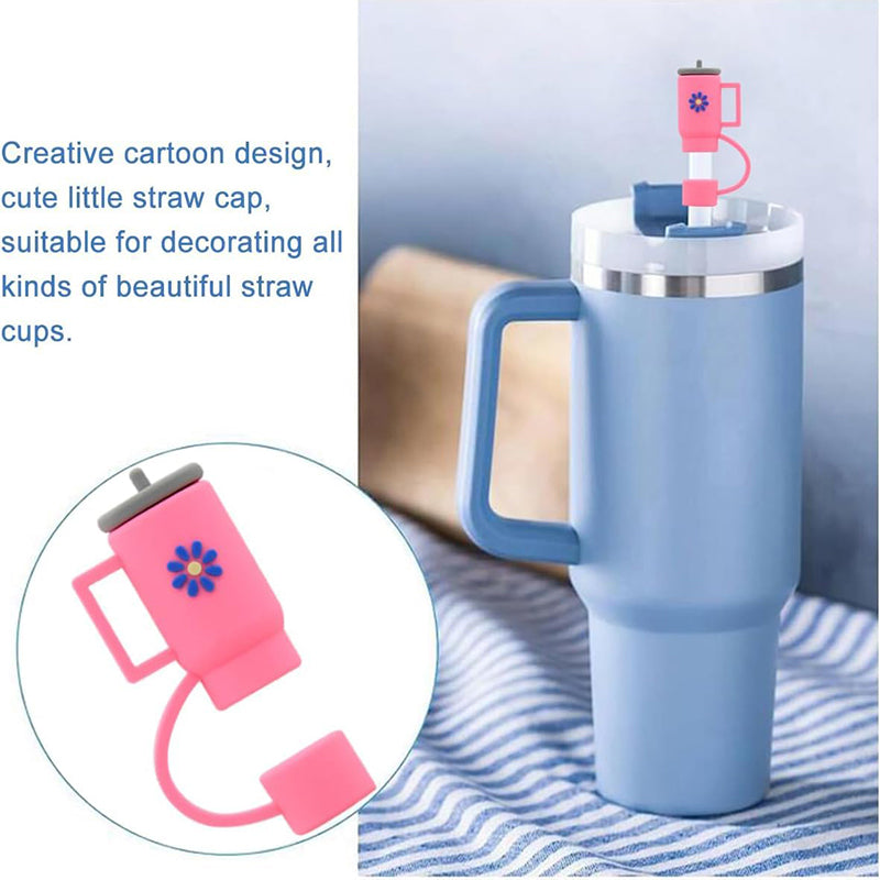 Mini Tumblers Straw Cover (Black,Grey & Blue) - Set Of Three media 4