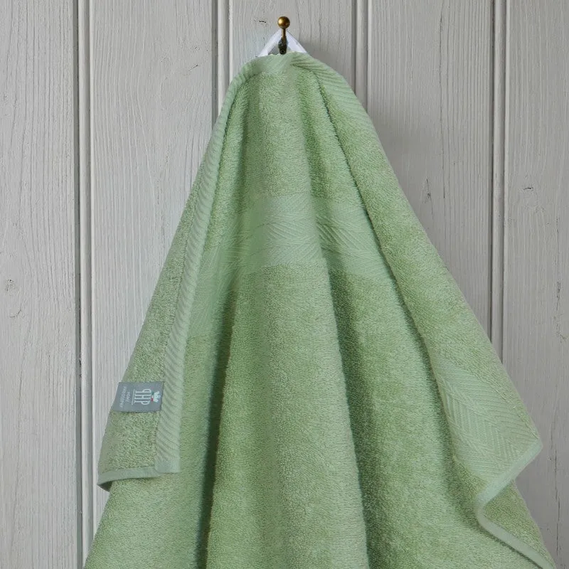 PlushAura Cotton Face Towel (Olive) - Set Of Four media 4