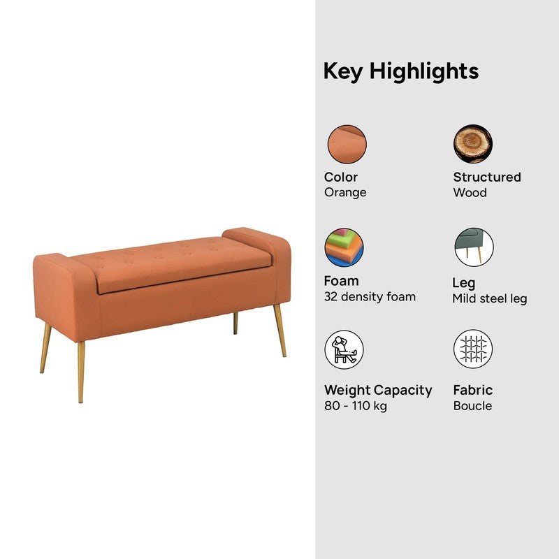 Jillia Bench - Orange media 5