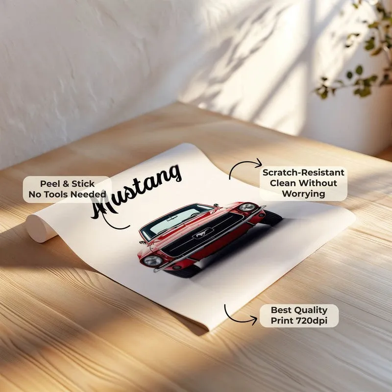 Mustang Heritage Wall Poster media 7