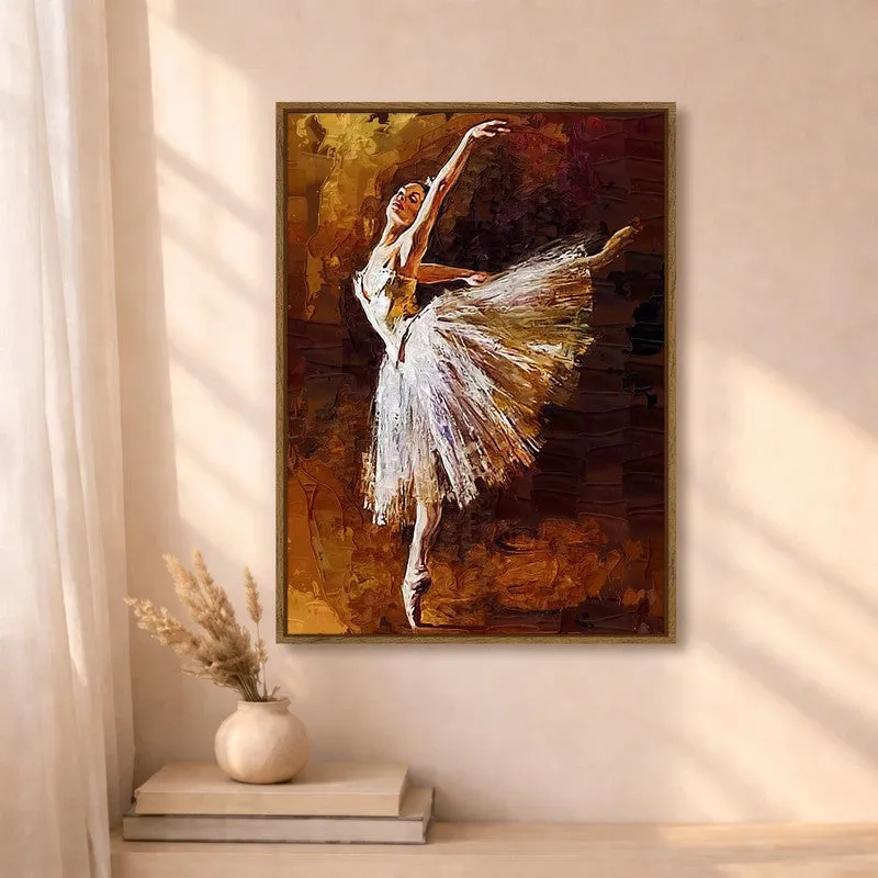 Lunar Grace Canvas Wall Art With Frame media 4