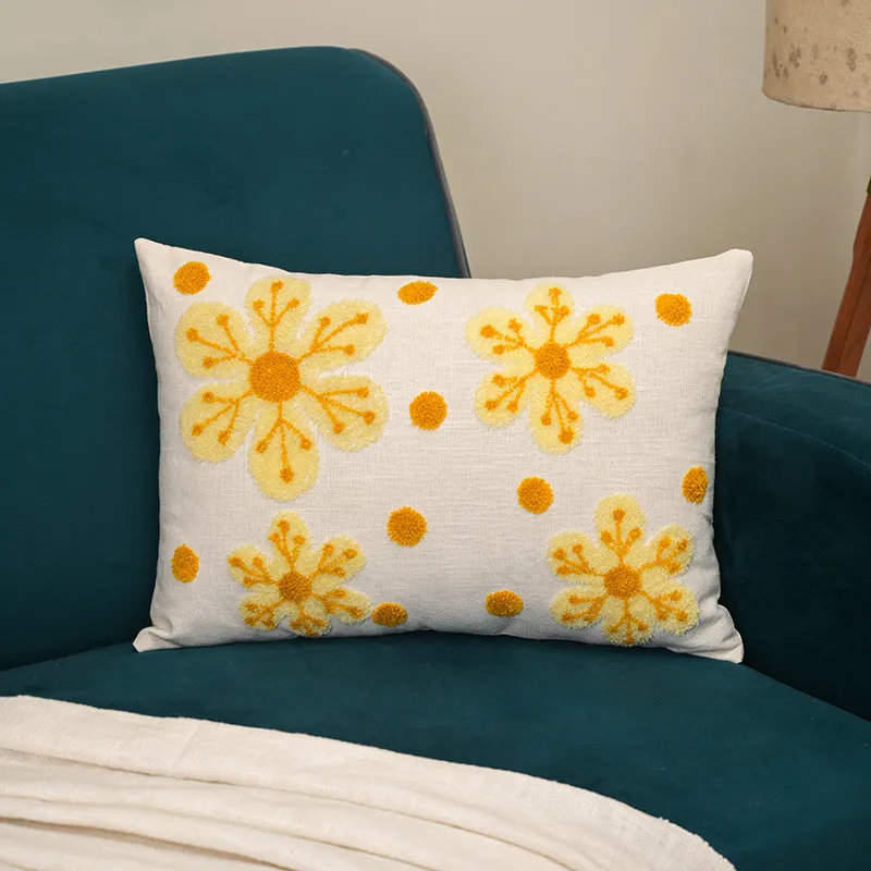 Sun Weave Embroidered Cushion Cover media 5