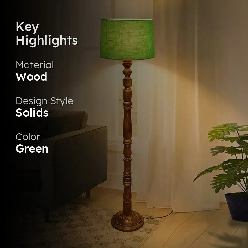 Elfin Curve Floor Lamp - Green media 2
