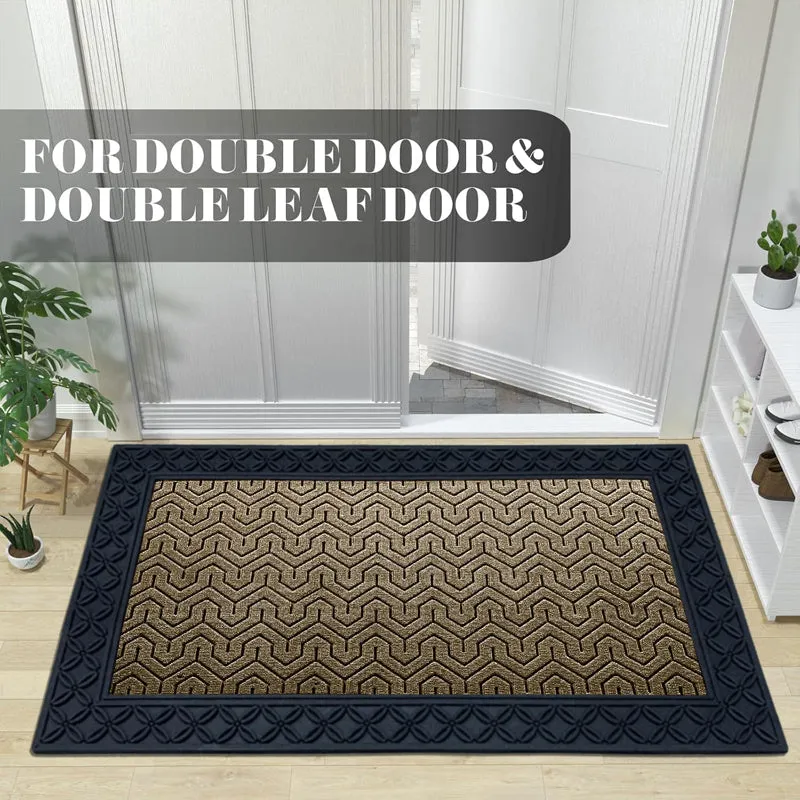 Coire Block Coir Door Mats - Beige,Black media 4