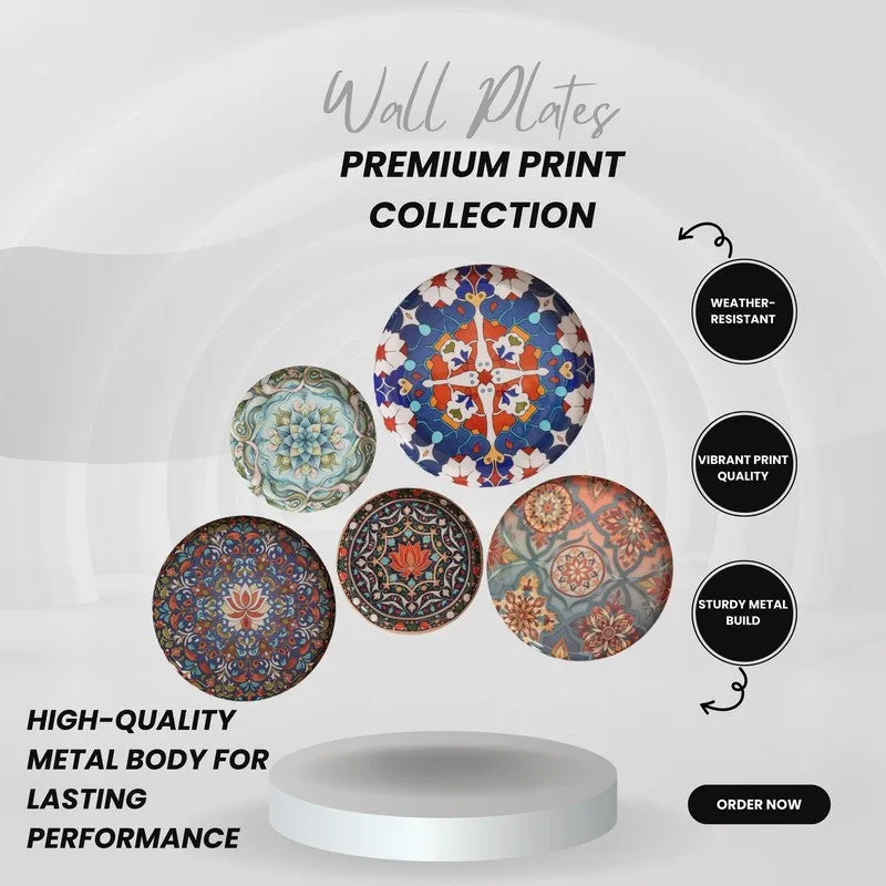 Timeless Mughal Wall Plates - Set of Five media 7