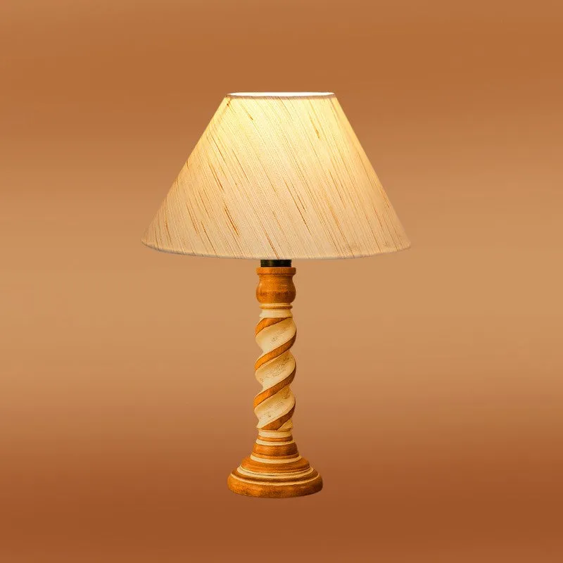 Modera Aivo Wooden Table Lamp - OffWhite media 6