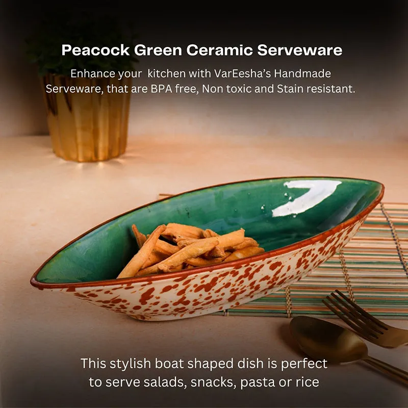 Cinnamon Swirls Ceramic Serving Bowl - 600 mL media 7