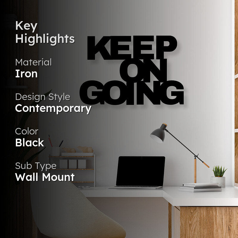 Keep On Going Iron Wall Accent media 2