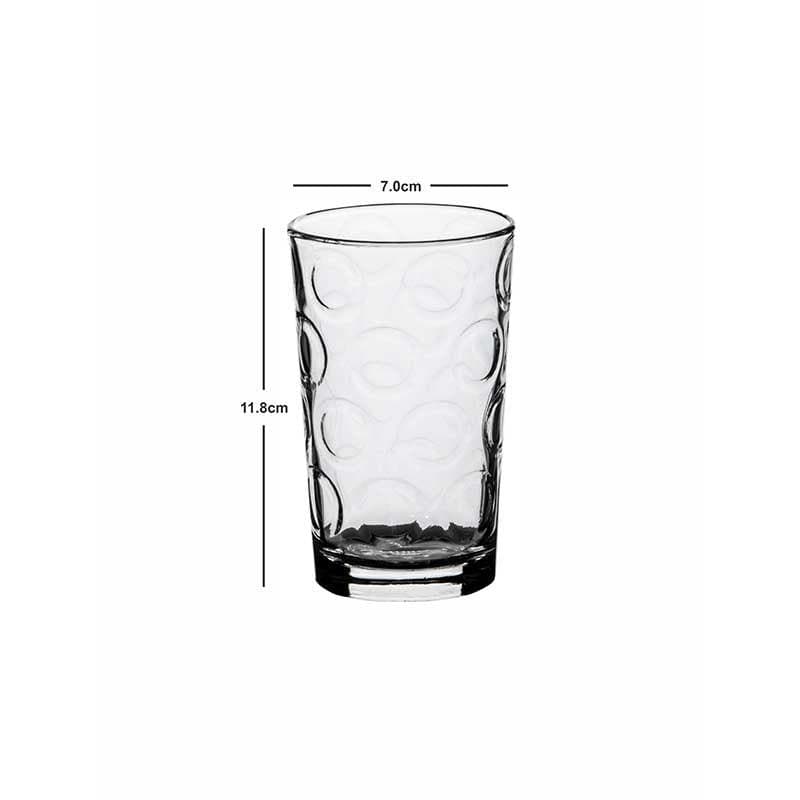 Twist It Glass Tumbler (300 ml ) - Set of Six media 5
