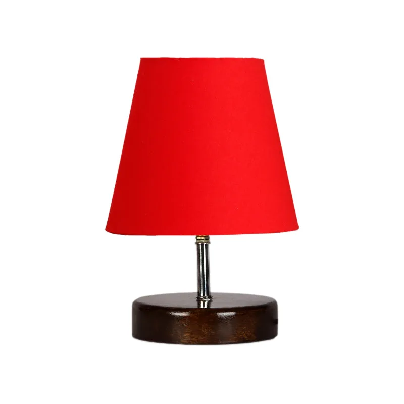 Maxa Fabric Table Lamp - Red,Black media 4