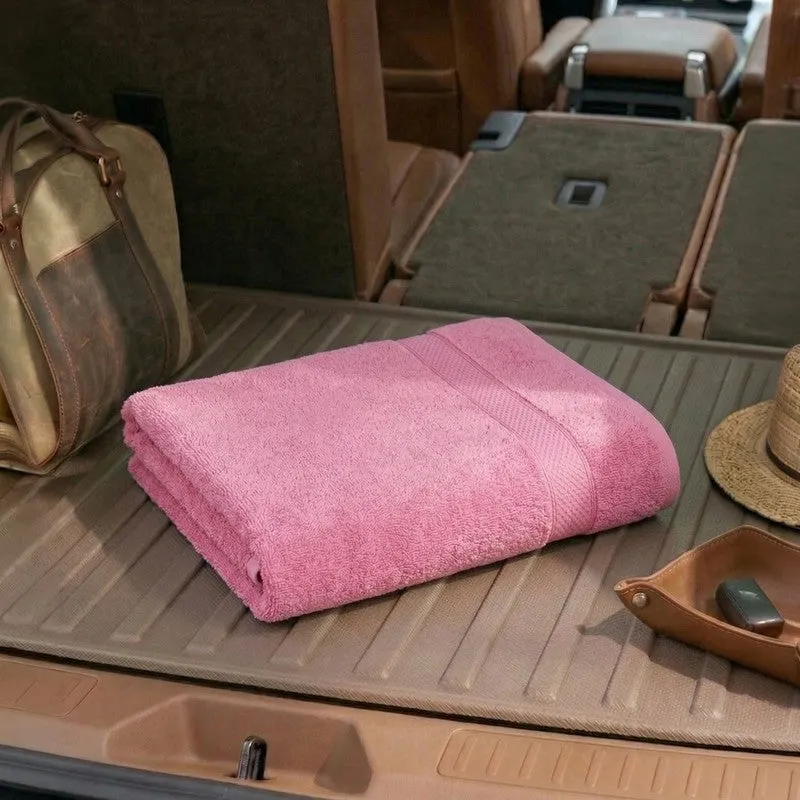 Monte Carlo Dry Nest Pure Cotton Bath Towel - Light Pink media 3
