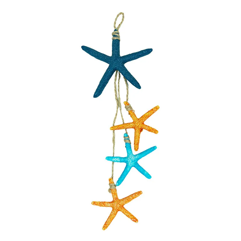 Starfish String Wooden Wall Accent (Dark Blue) - Set Of Two media 5