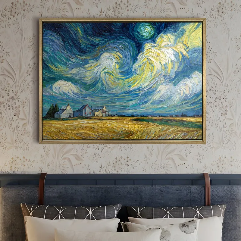 Horizon Sweep Canvas Wall Painting With Frame media 5