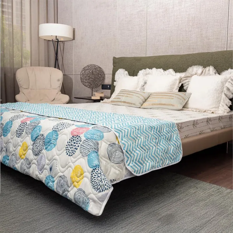 Urban Space Turkey Reversible Dohar (Blue) - 120 GSM media 1