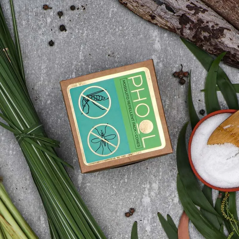Phool Mosquito Repellant Combo Pack - Natural Incense Cones Citronella & Eucalyptus media 3