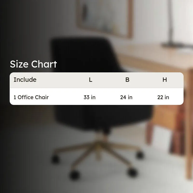 Sitessa Metal Office Chair - Black media 10