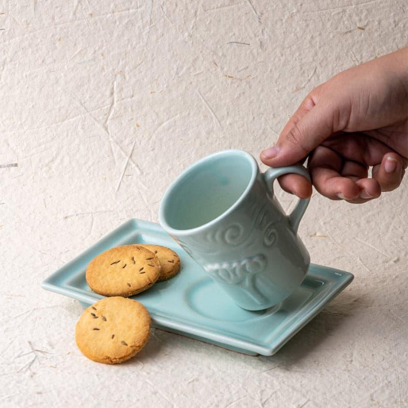 Arora Serveware Combo (Sky Blue) - Four Piece Set media 4