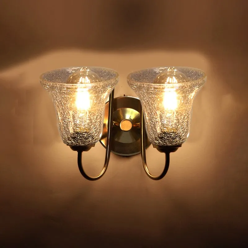 Lucent Glow Dual Shade Glass Wall Lamp media 8
