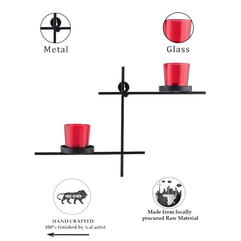 Luminaire Votive Duo (Red) - Set Of Two media 5