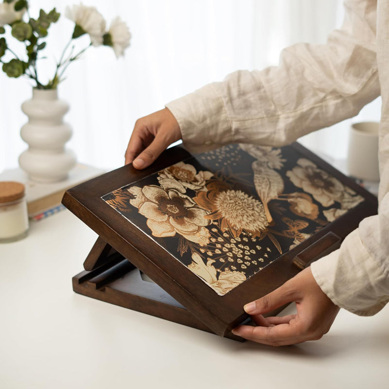 Aurum Feather Wood Laptop Stand media 4