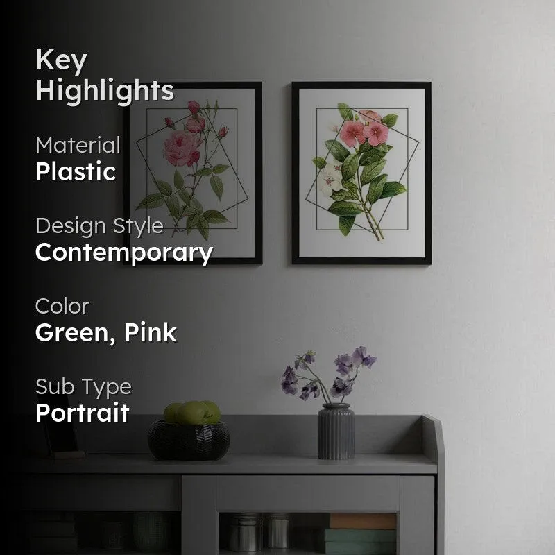 Flora Embrace Wall Art - Set Of Two media 2