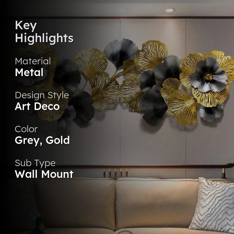 Raven & Chrome Modern Metal Wall Accent media 2