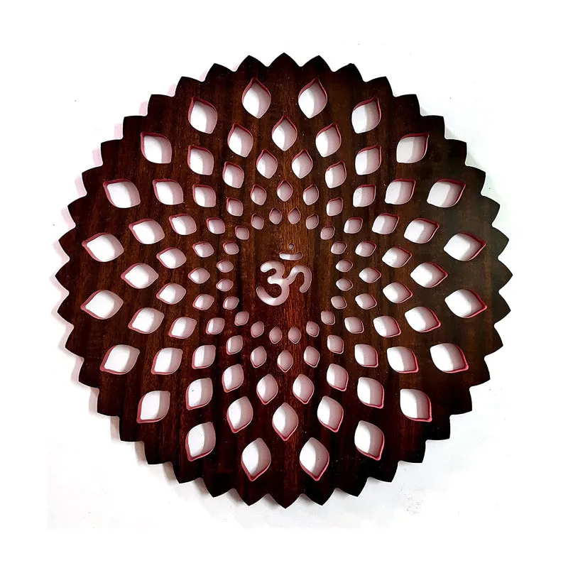 Intricate Aum Polyester & MDF Wall Hanging media 4