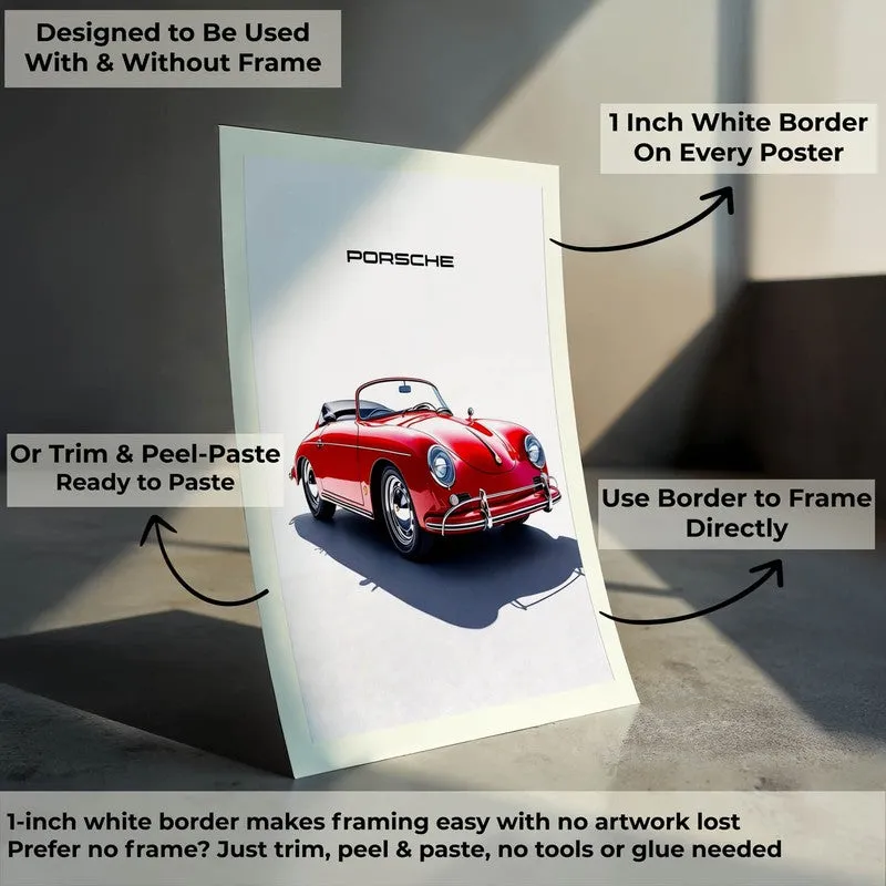 Porsche Passion Wall Poster - Red media 9
