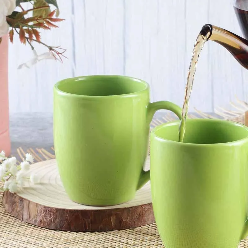 Joy Ceramic Coffee Mug (330 mL Each) - Set of Two media 3