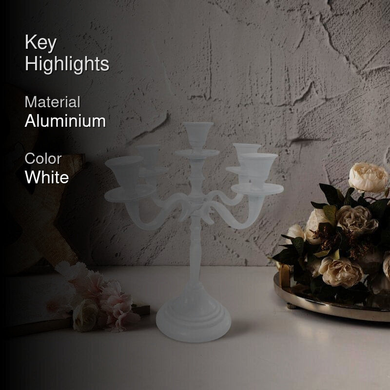 Bliar Candle Holder - White media 2