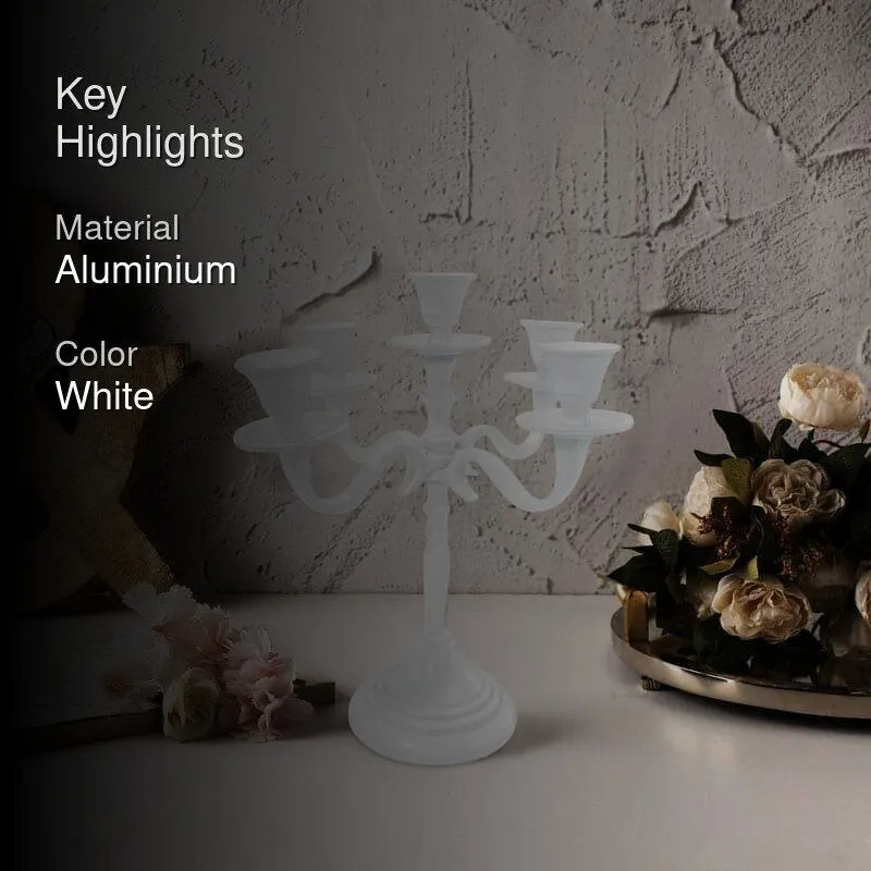 Bliar Candle Holder - White media 2