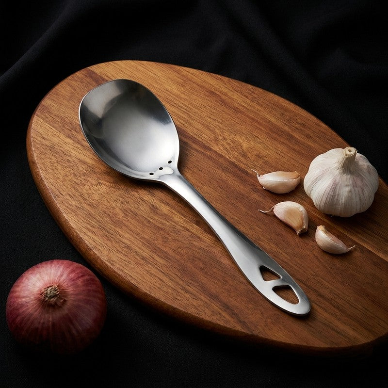 Solid Stainless Steel Serving Spoon - 26 CM