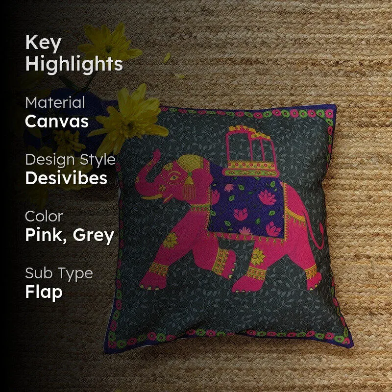 Regal Tusker Cushion Cover media 2