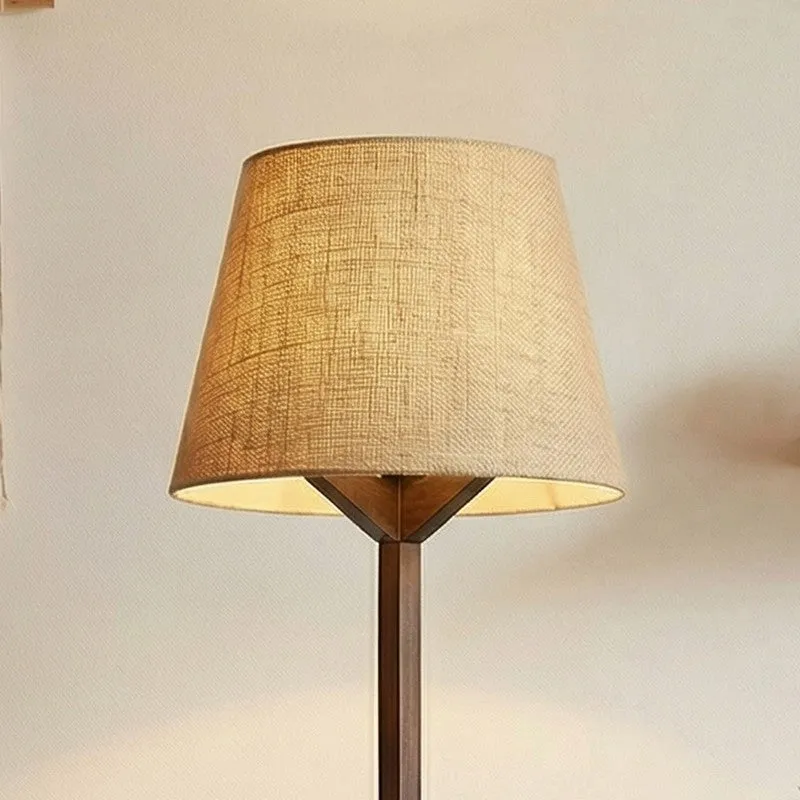 SoftBeam Wooden Floor Lamp - Brown media 5