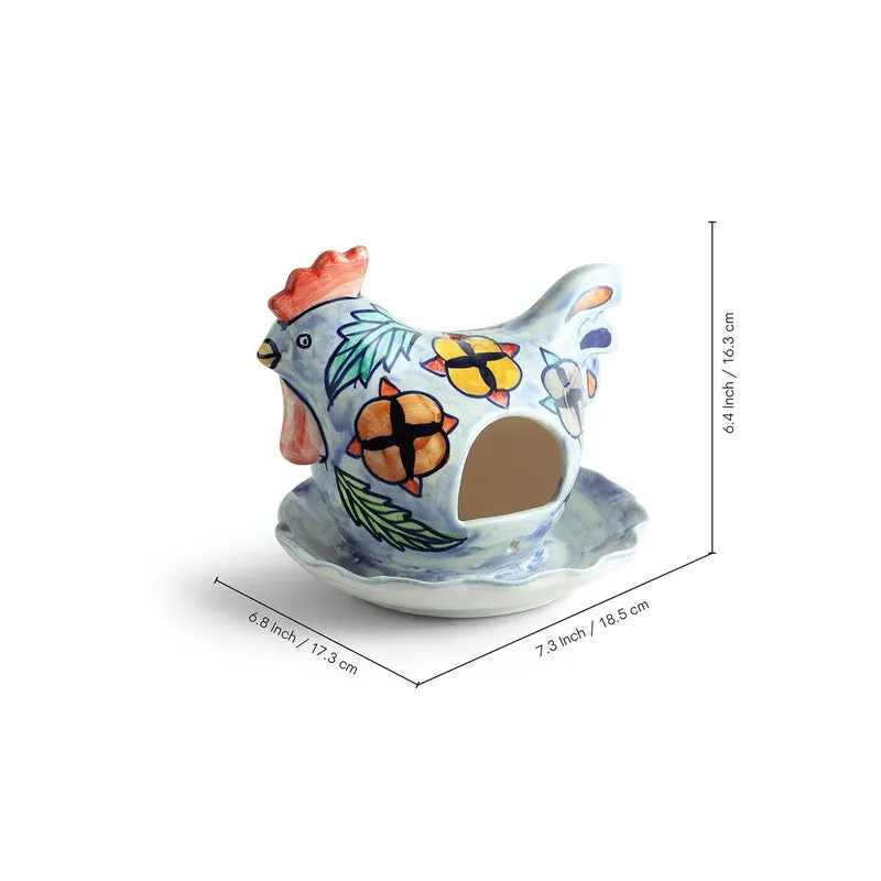Birdsong Aura Handpainted Tealight Holder media 8