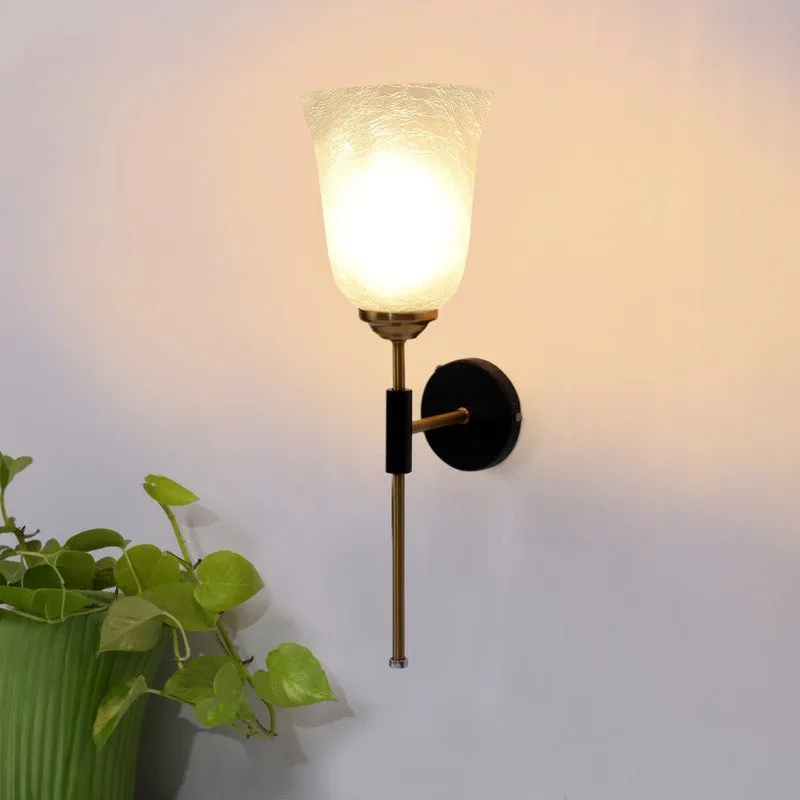 Crystal Bloom Long Rod Glass Wall Lamp media 4