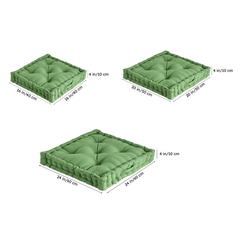 Marlon Floor Cushion - Green media 10