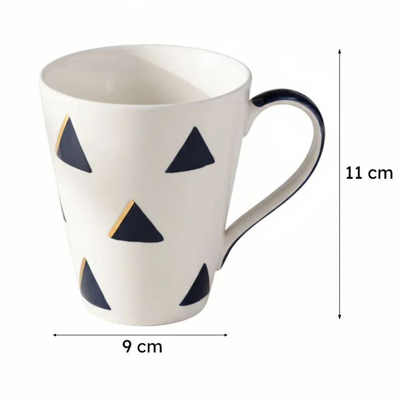 Triangle Porcelain Coffee Mug (325 mL) media 6