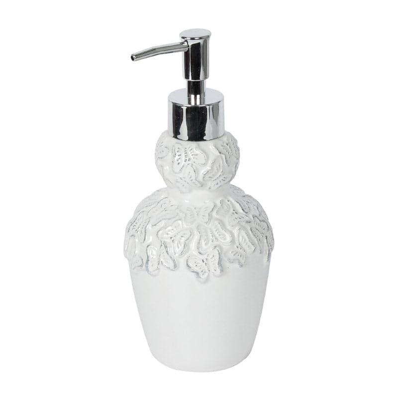 Floral Luxe Soap Dispenser - White media 4